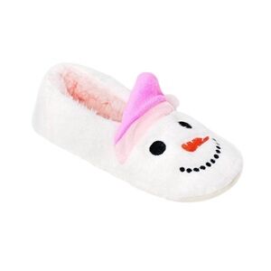 Cat & Jack Kid’s Snowman Holiday Slipper Socks - Size M/L (Shoe Sizes 2-5) NWT